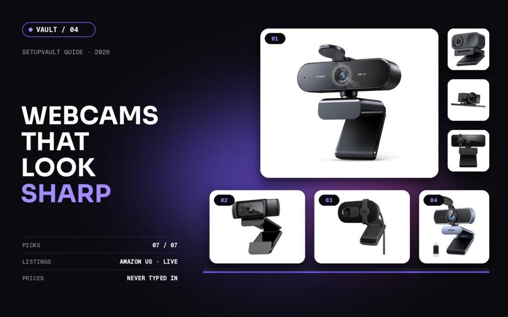 Webcams That Make You Look Sharp guide cover with featured products